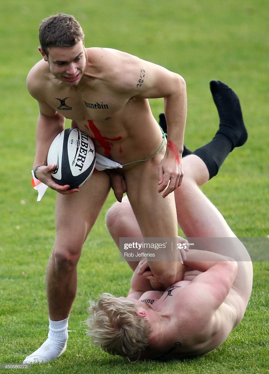Rugby football players