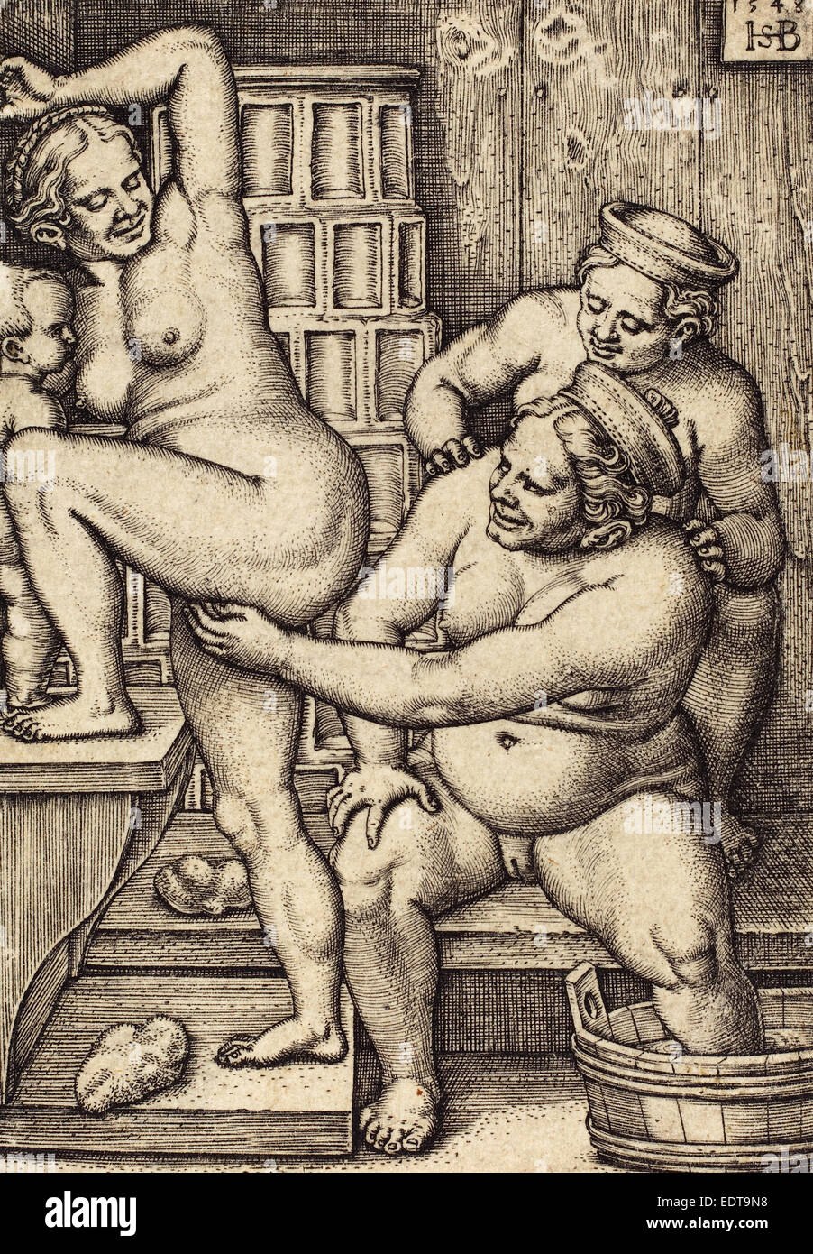 Vintage erotic engravings