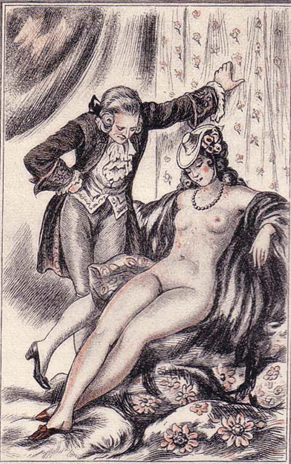 Johann Nepomuk Geiger Erotic engraving