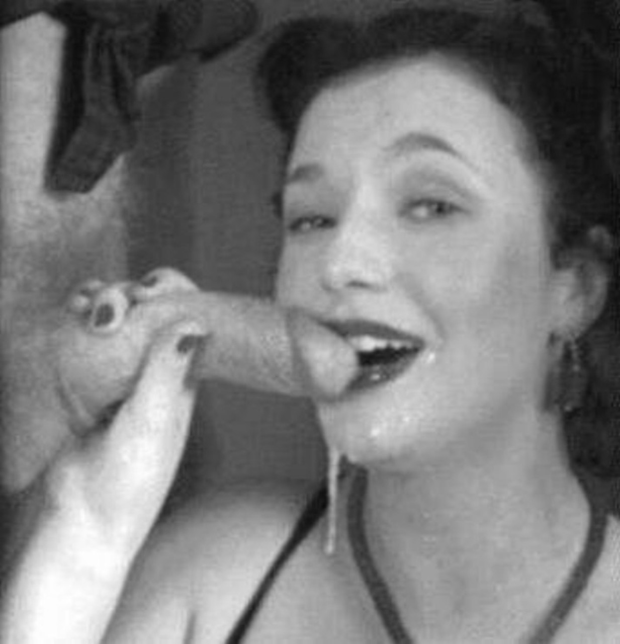 Retro Ebony Cumshot - Black and white retro semen (62 photos) - porn