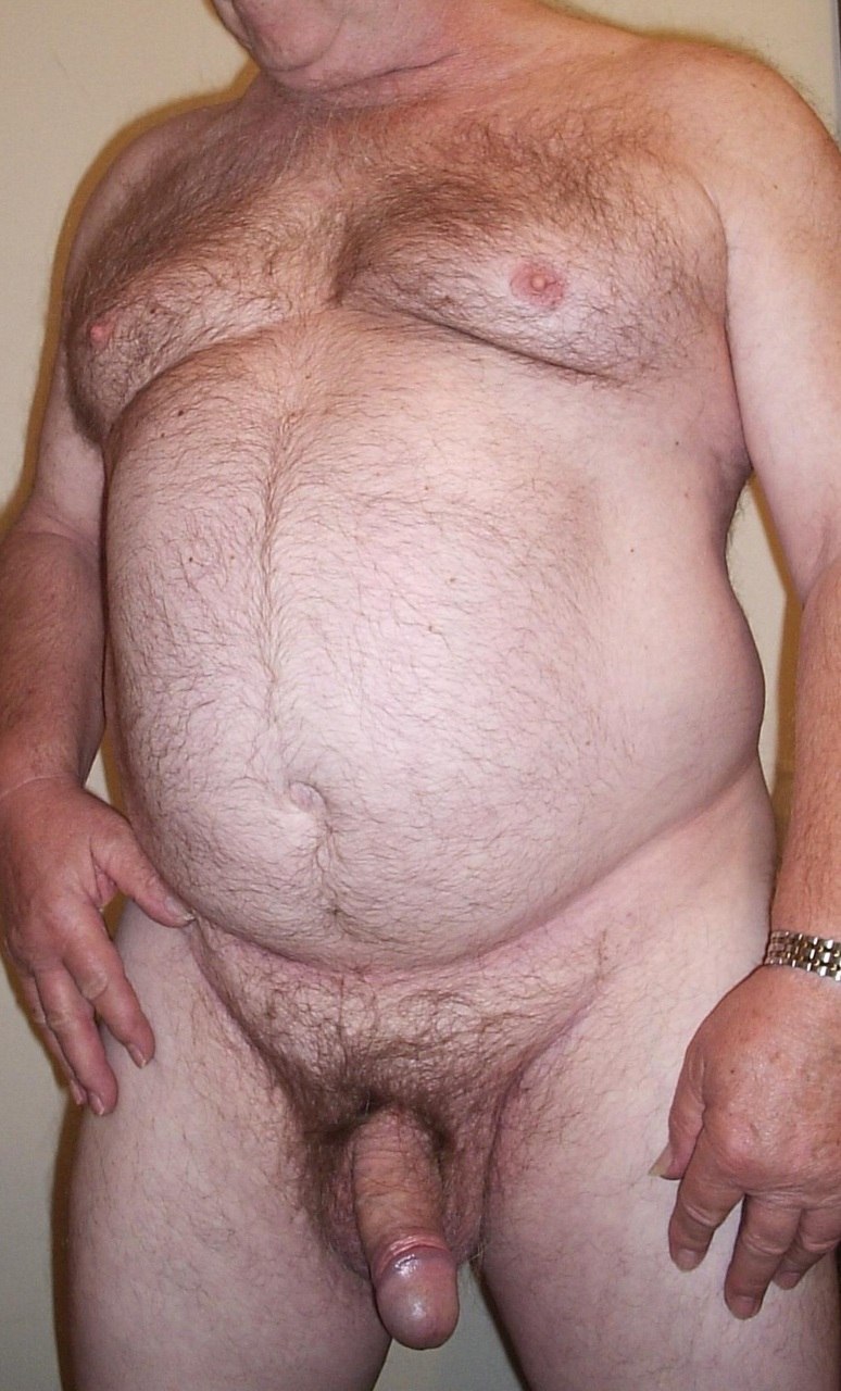 Huge member mature man