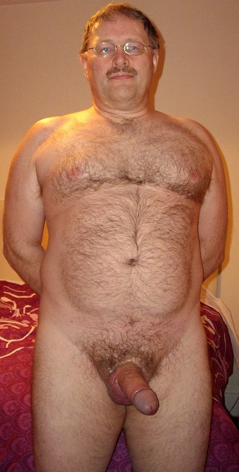 Naked fat hairy members