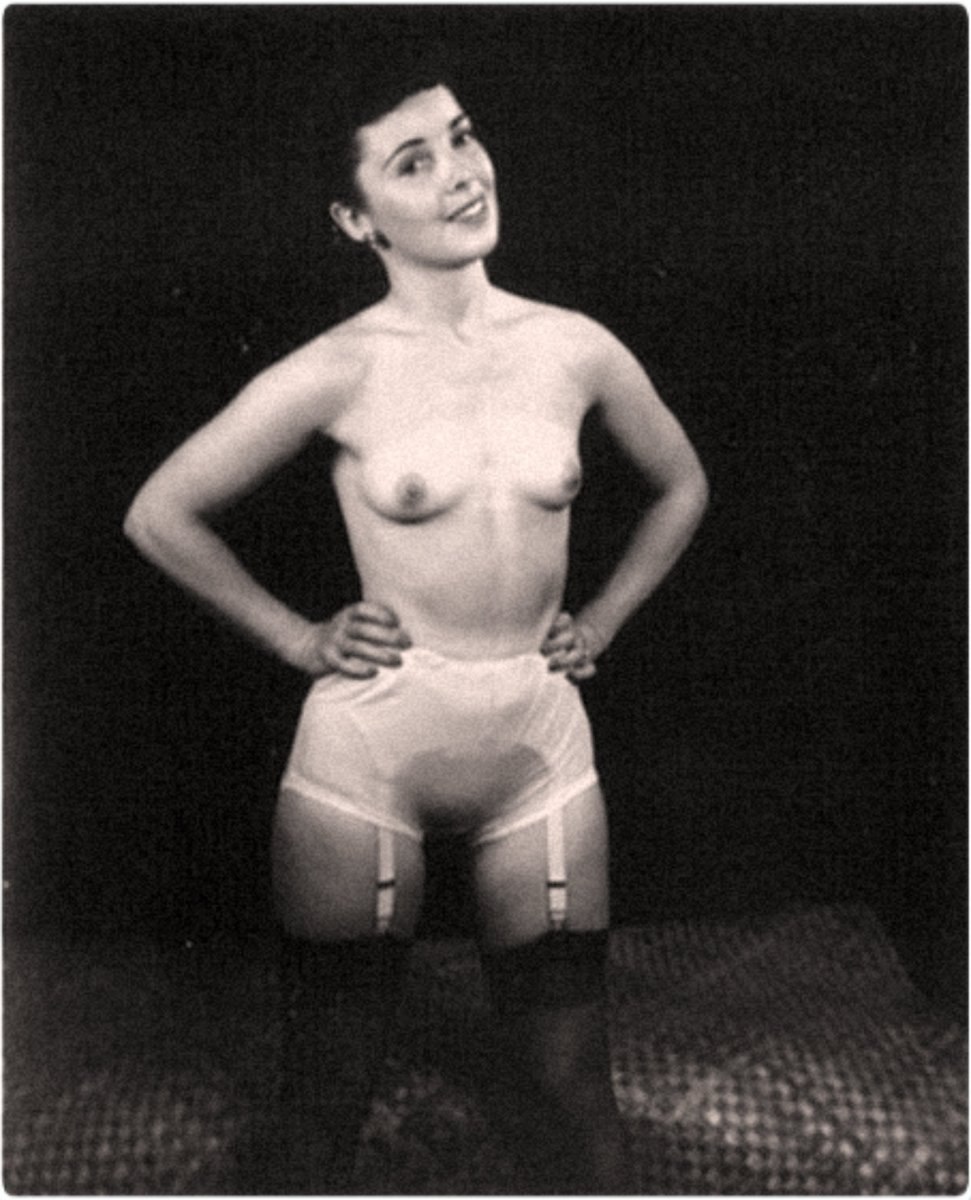 Vintage pornography in stockings