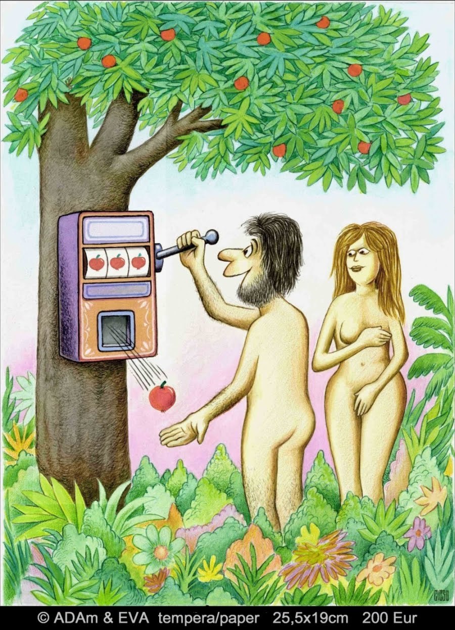 Naked Eva from Adam and Eve