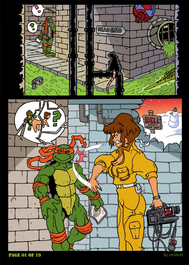 Hentai Comics Turtle Ninja Akabur Part 1