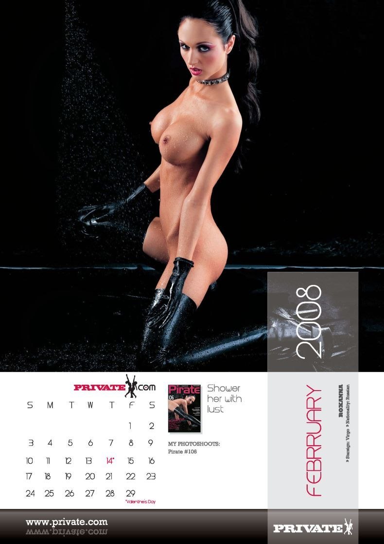 Girls erotic calendar