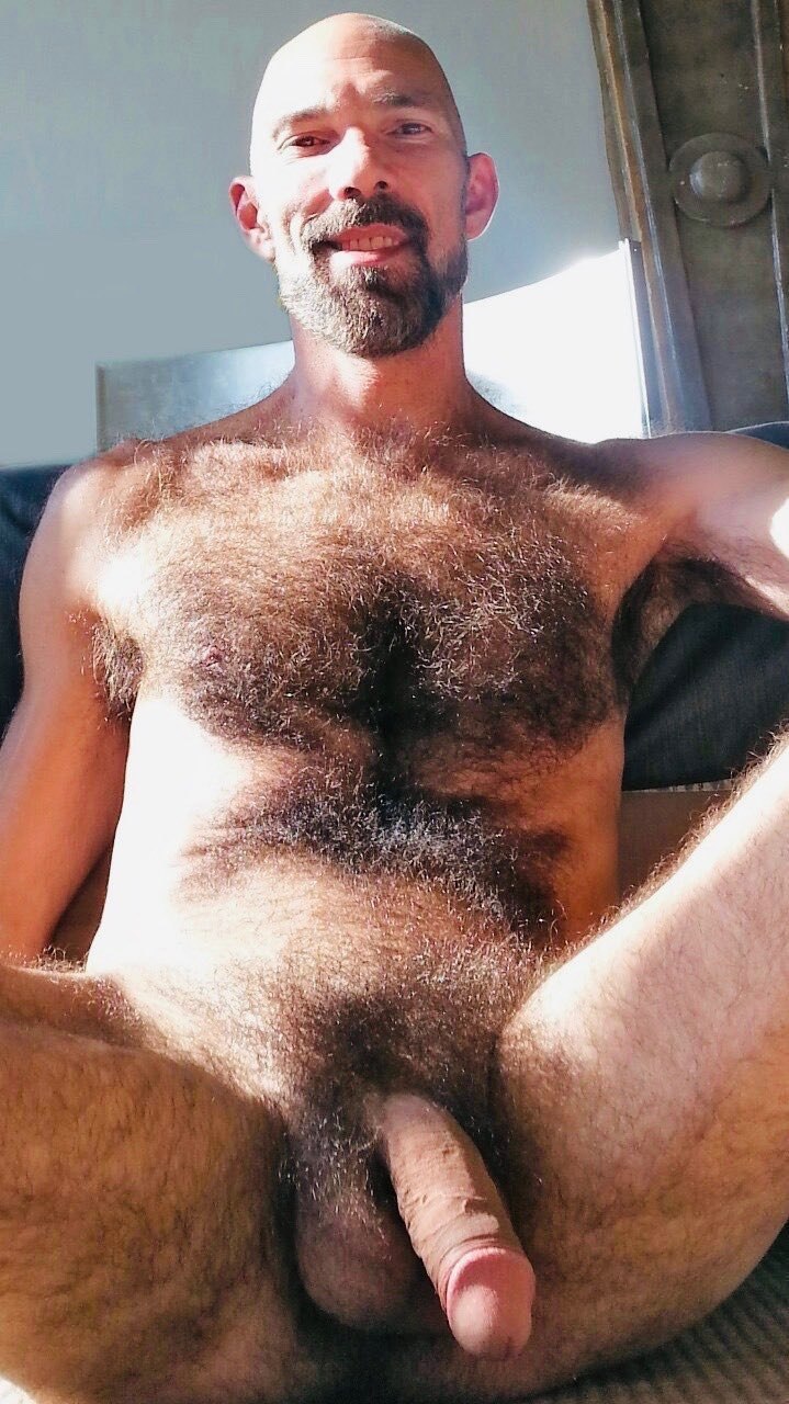 Hairy men with huge members