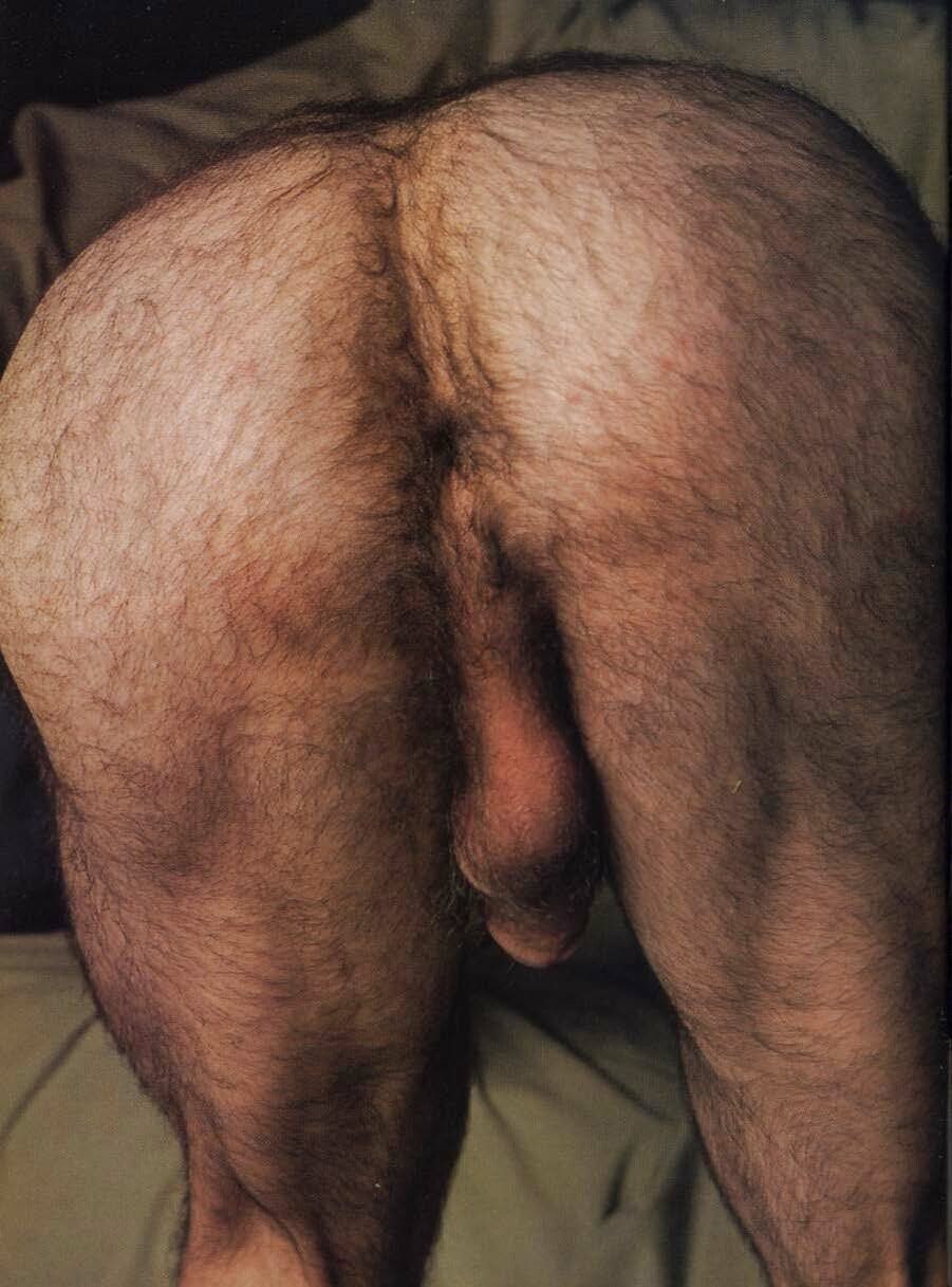 Hairy male ass