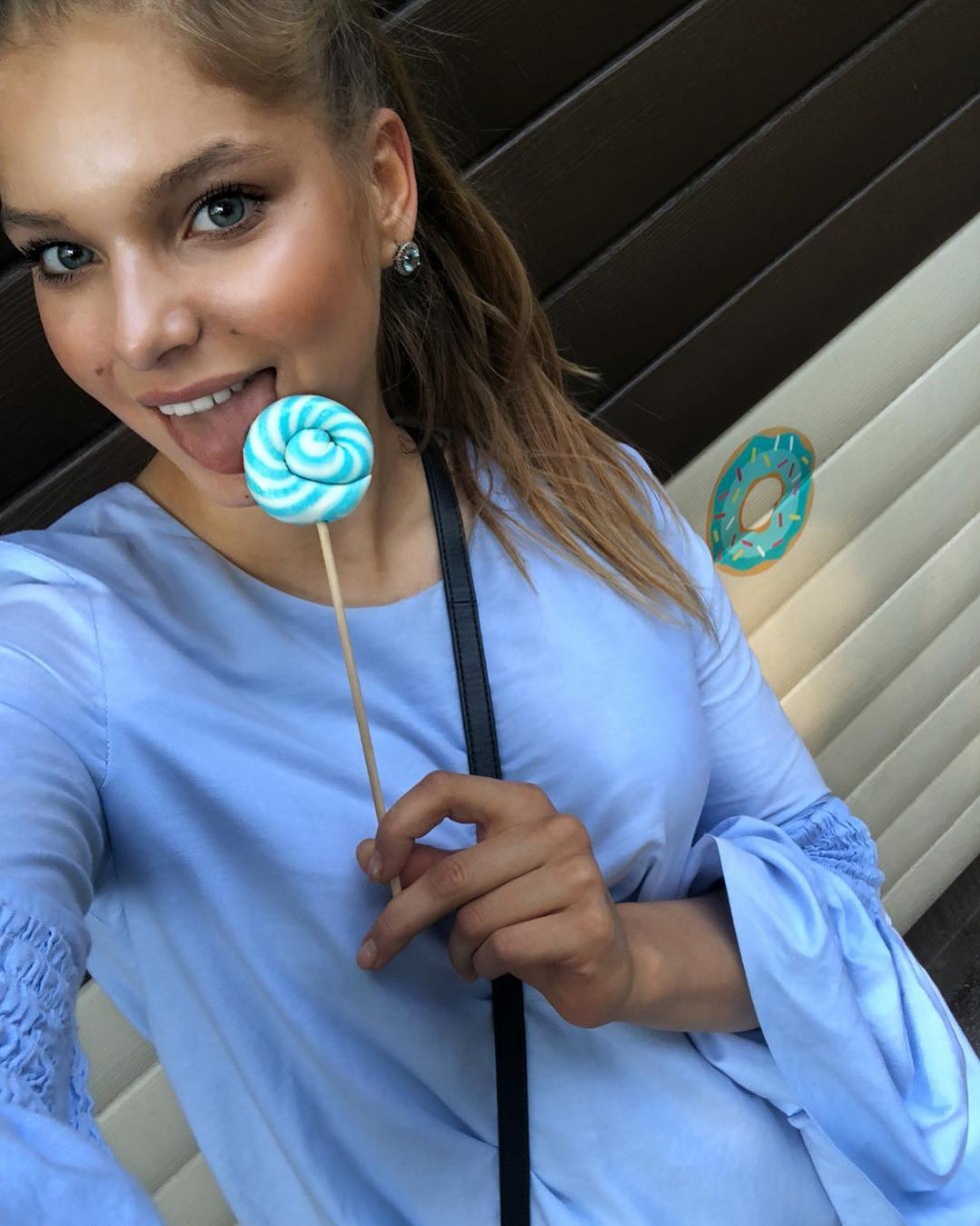 Valeria Glyaev in a swimsuit