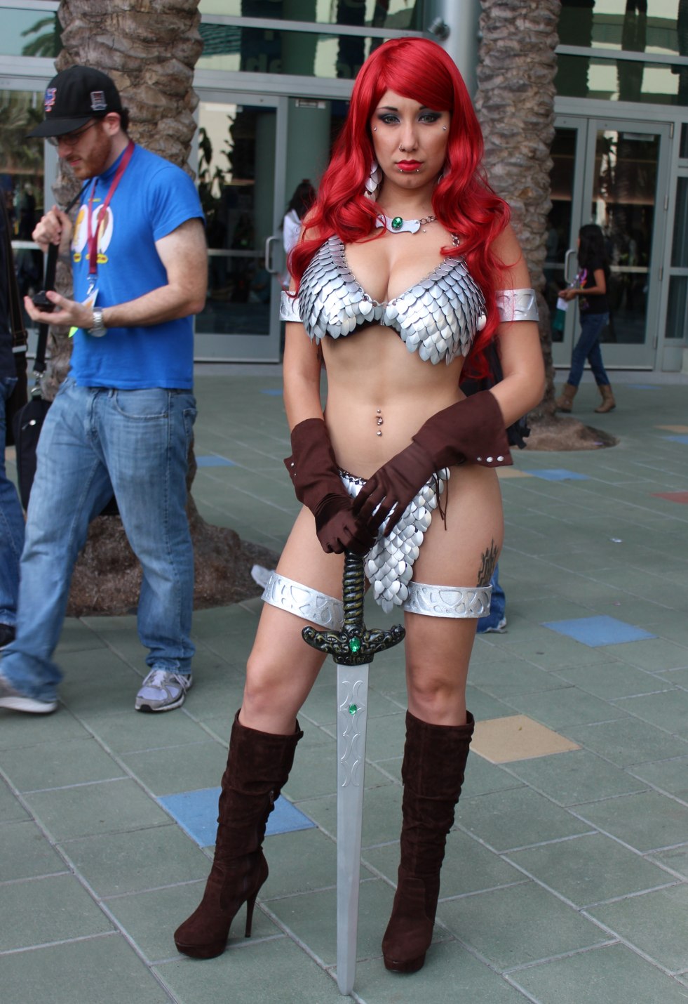 Erotic cosplay at festivals