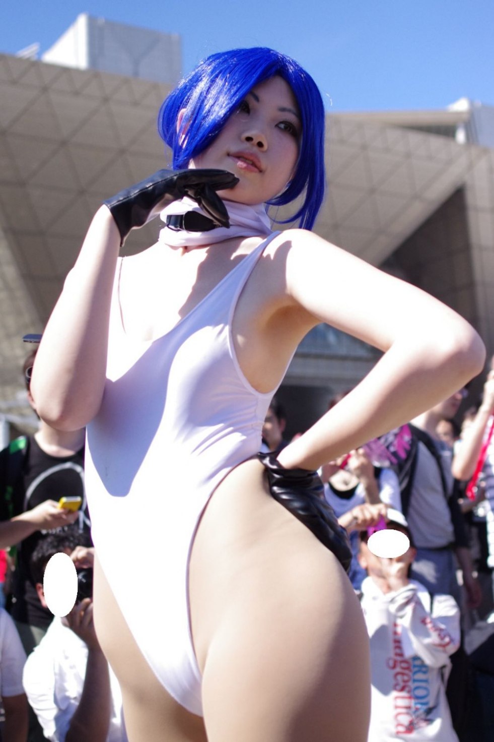 Japanese cosplayers naked in public