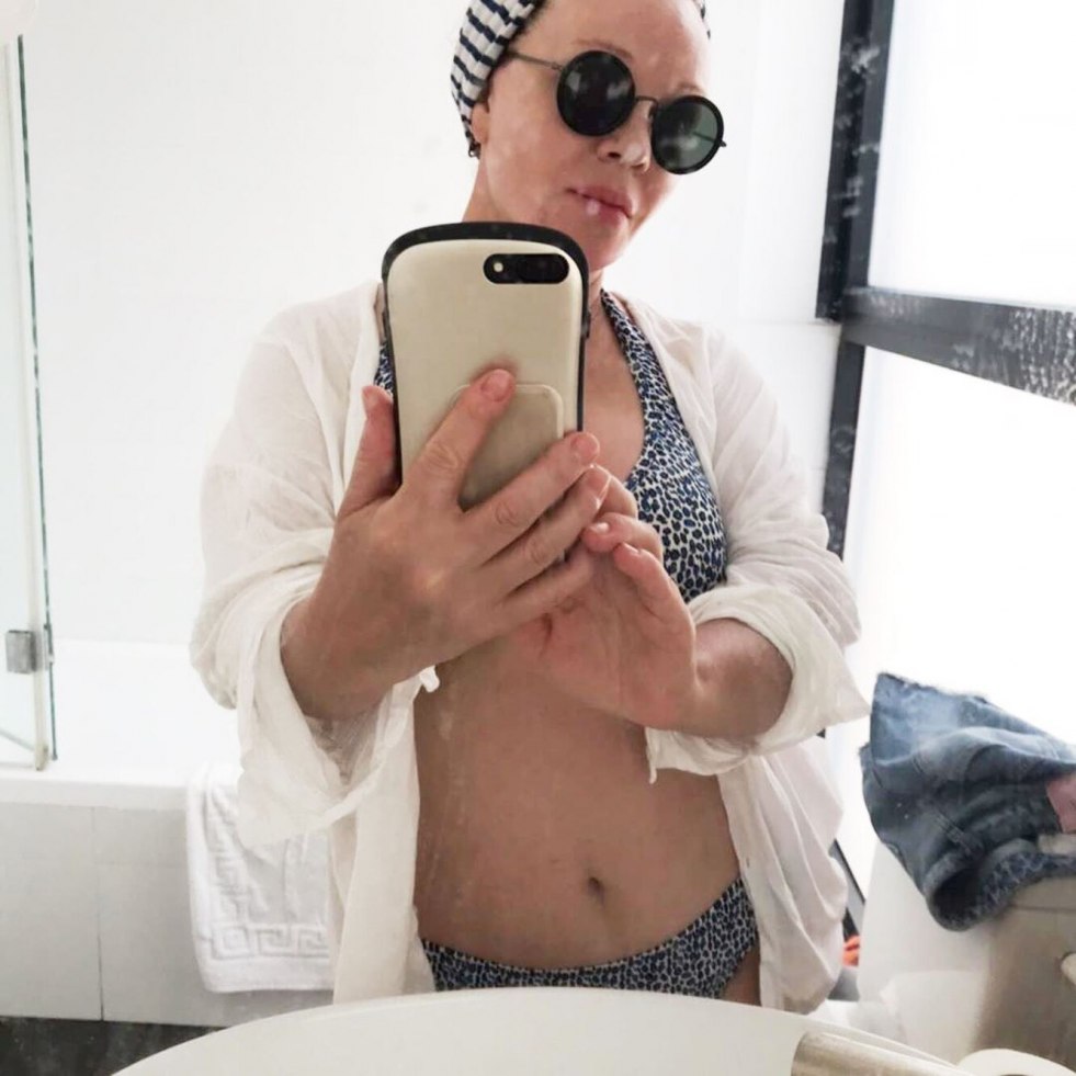 Elena Curchase photo in youth in a swimsuit