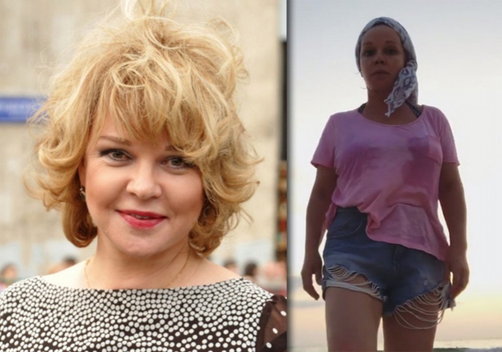 Evgenia Volunteer actress in a swimsuit