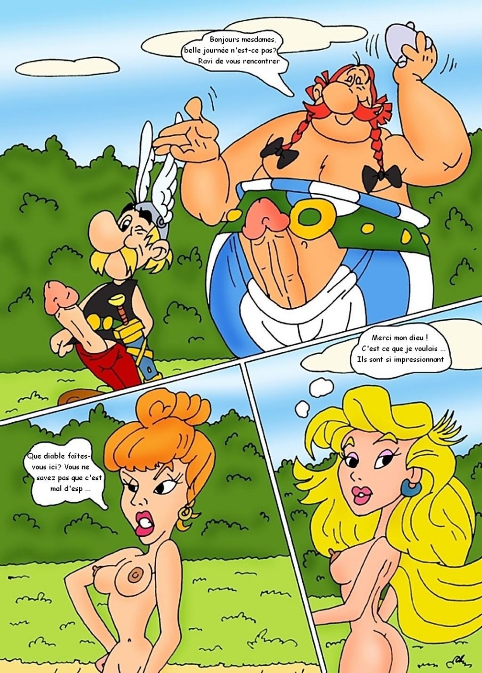 Asterix and Obelix Hentai