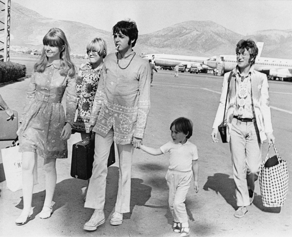 Julian Lennon and Paul McCartney