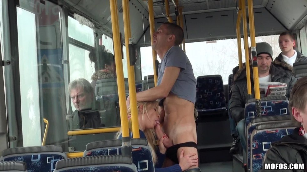 Naked guys in public transport