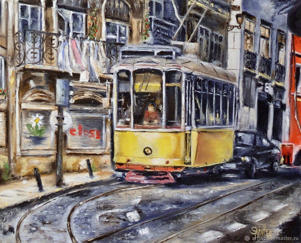 Pictures Zarutsky Yellow Tram