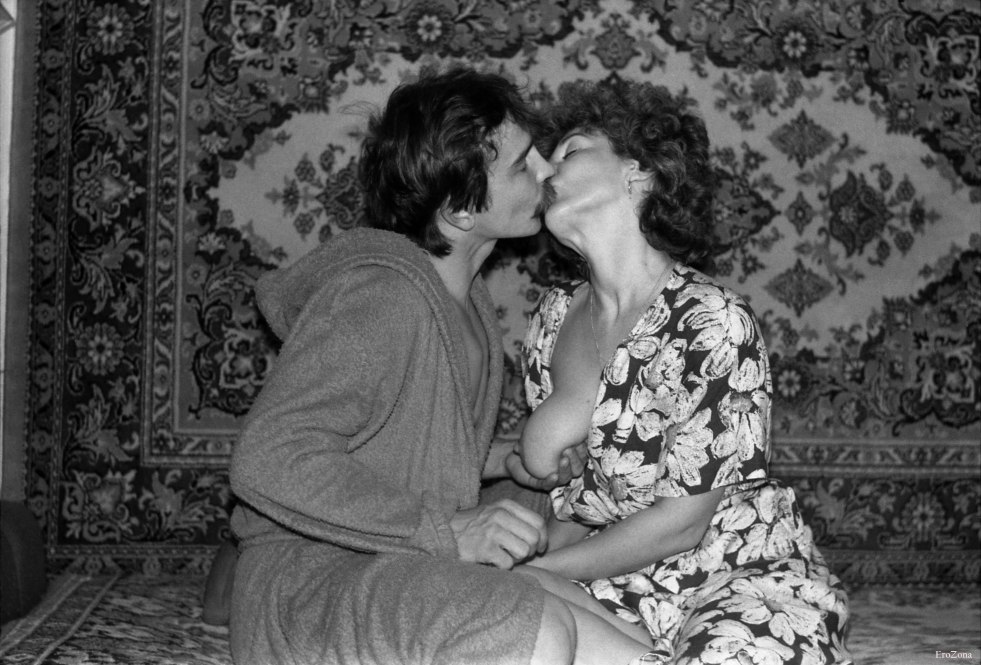 Soviet black and white nude