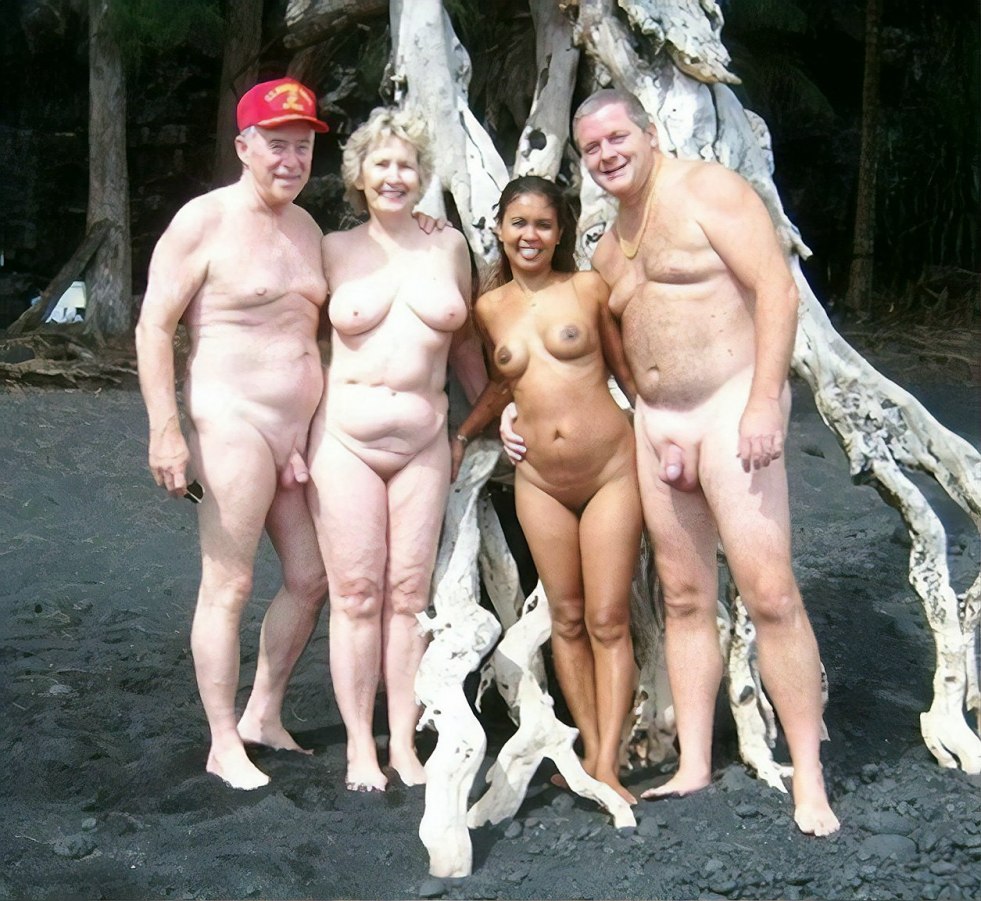 Naked nudist families