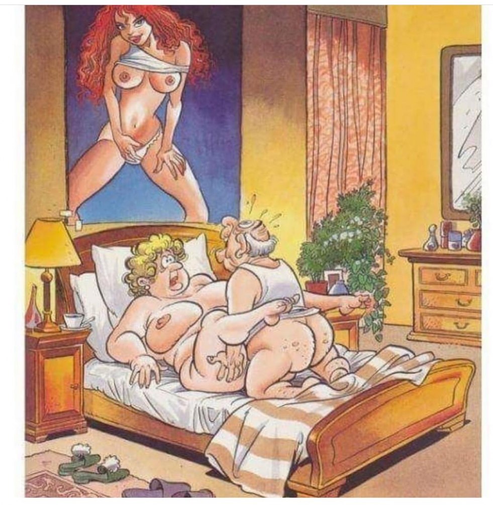 Pornographic caricatures