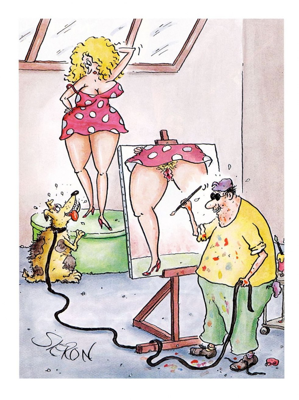 Erotic cartoons