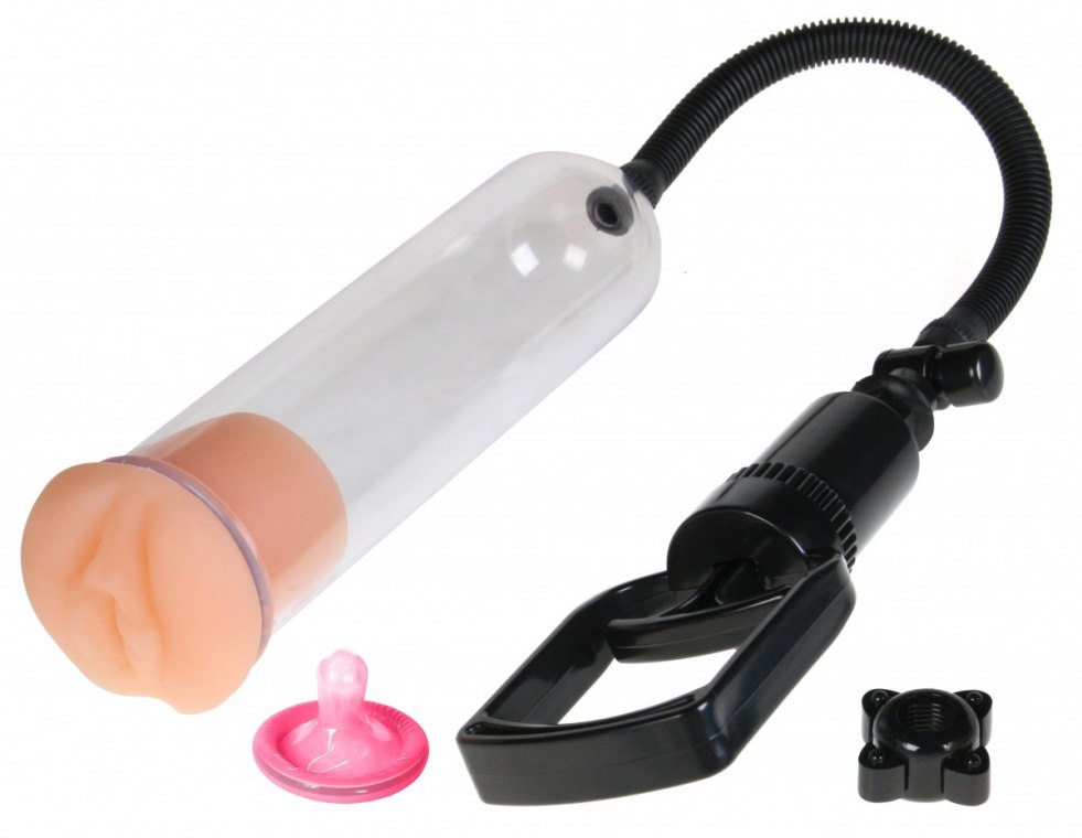 Vacuum pump for scrotum