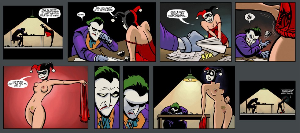 Harley Queen and Joker Hentai Art