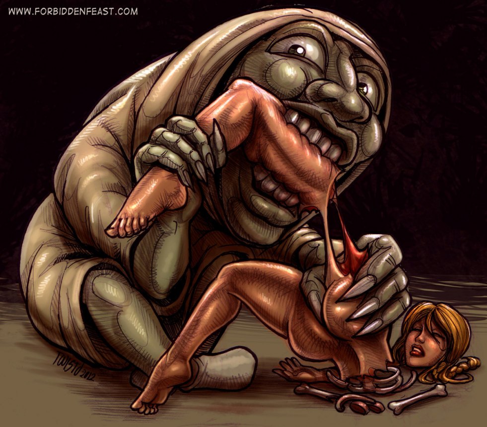 Erotic cartoons with Baba Yaga