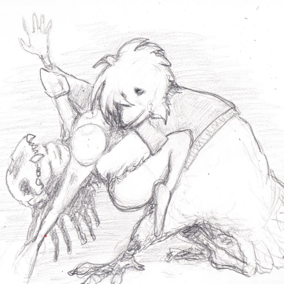 Young woman witch hentai