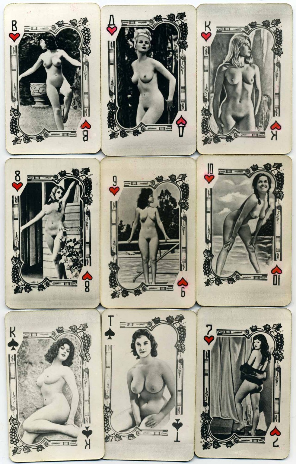 Pornographic cards tarot