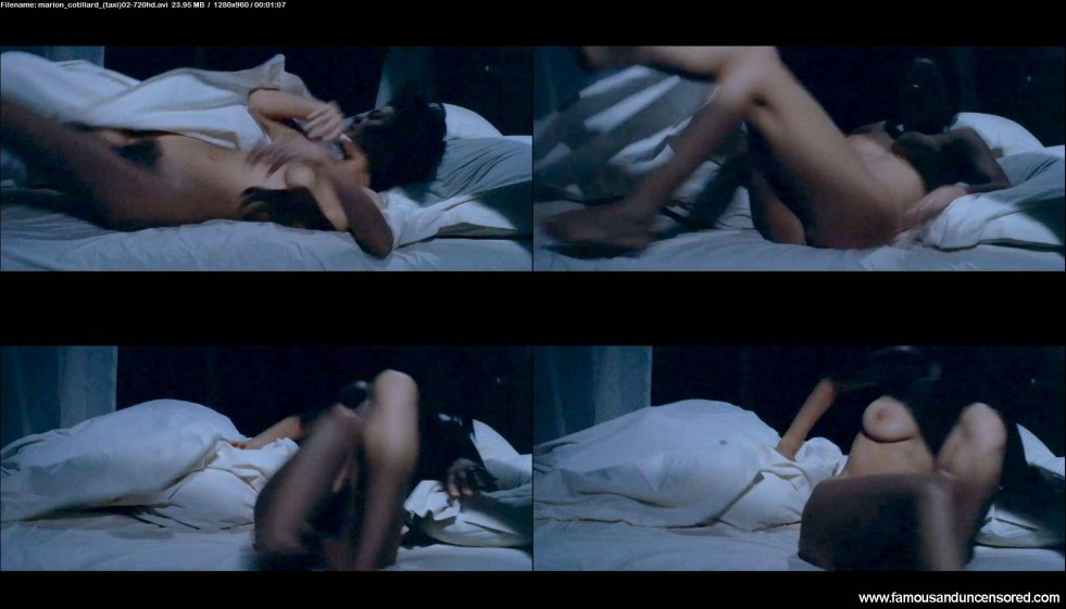 Marion Cotillard naked in the film taxi