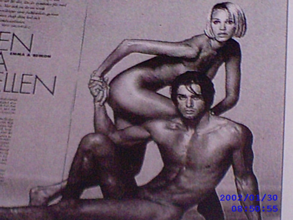 Four completely naked Emma Svoberg