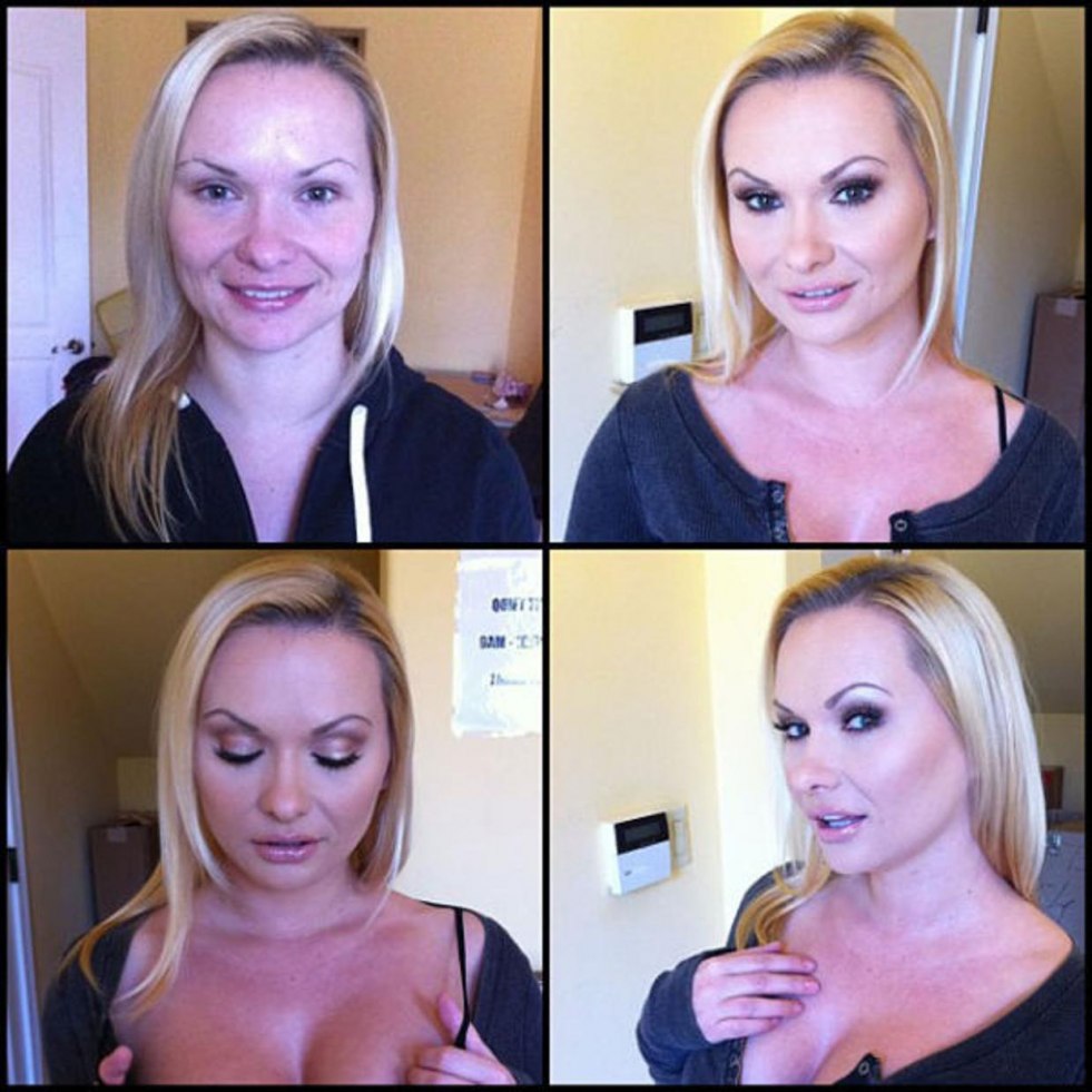 Katya Cassin before and after makeup