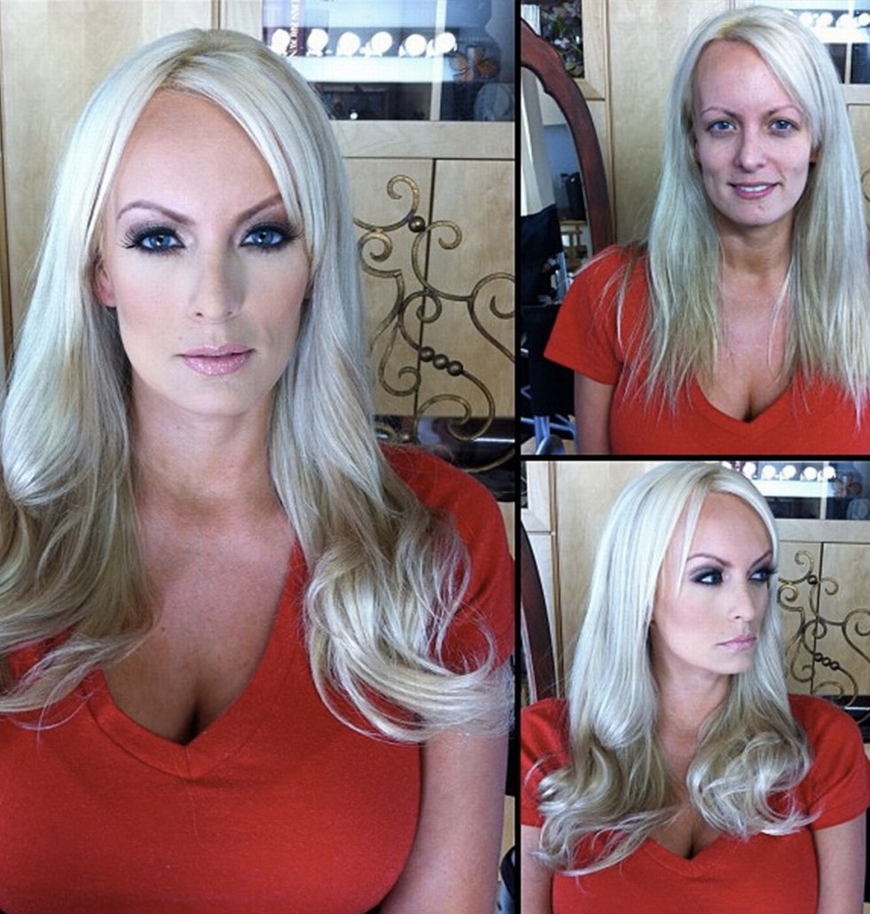 Stormy Daniels without makeup