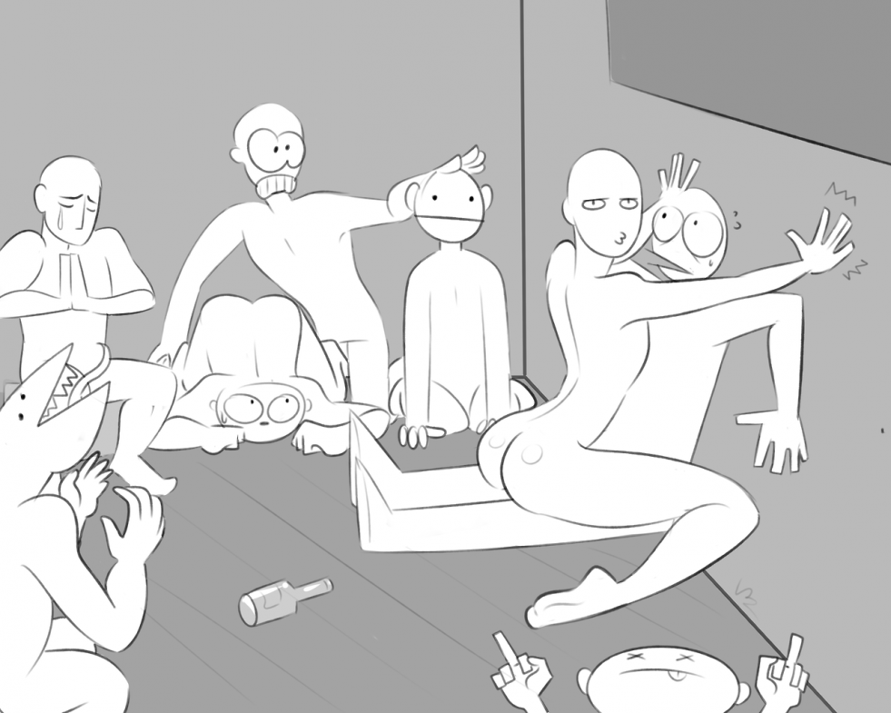 Pornographic Drawing Mannequins