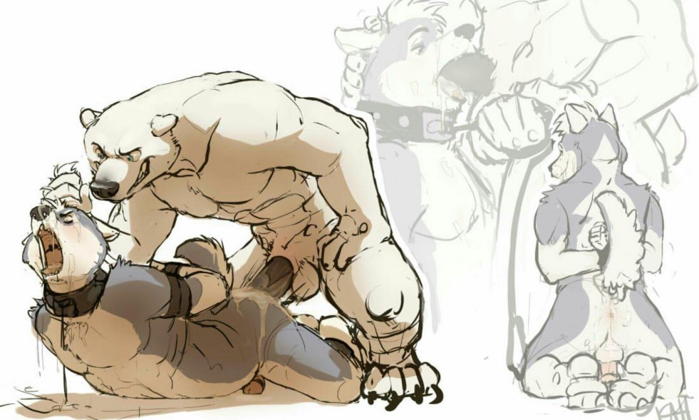 Bear and man ya hentai