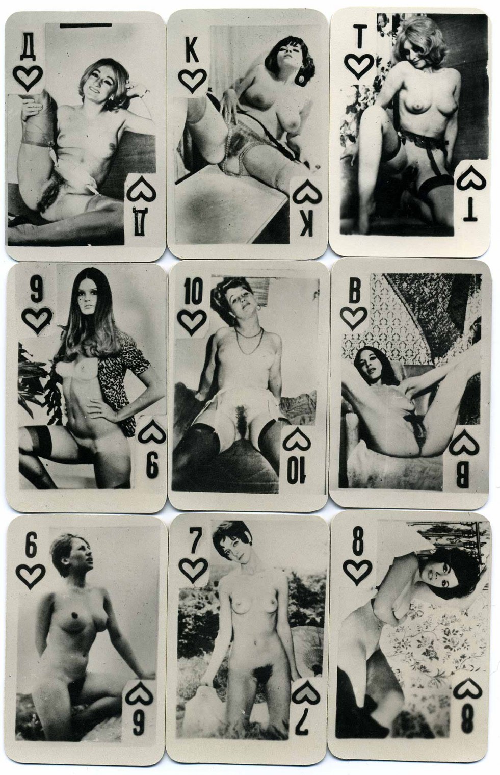 Playing cards pornography
