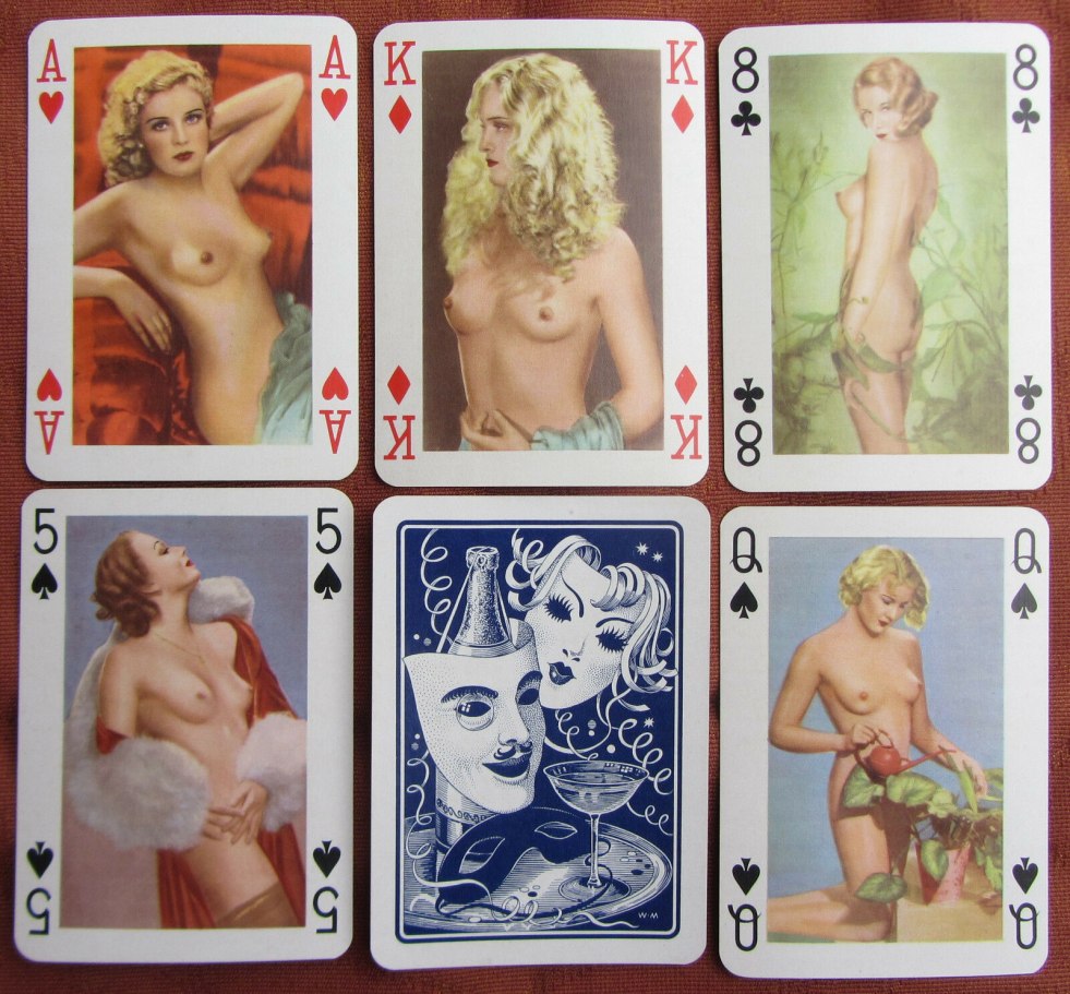 Erotic playing cards