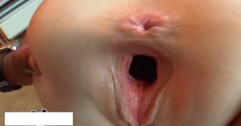 Black clitoris close-up