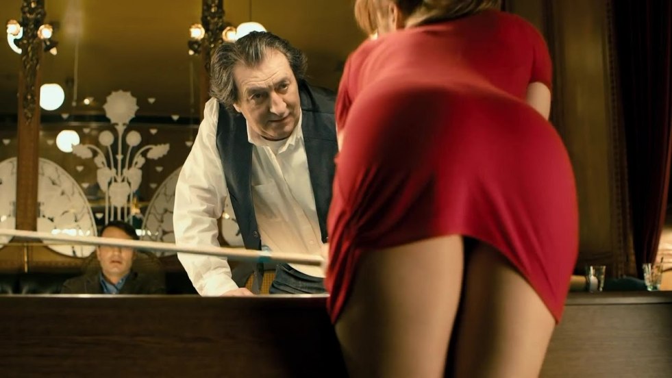 Irina Techieva in underwear in the series Kitchen