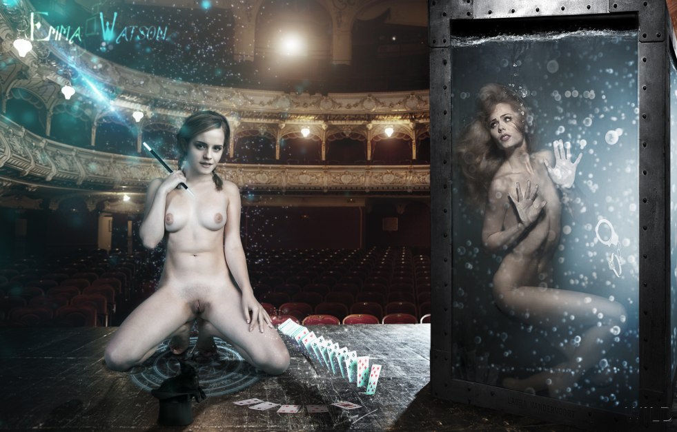 Naked Emma Watson from Harry Potter