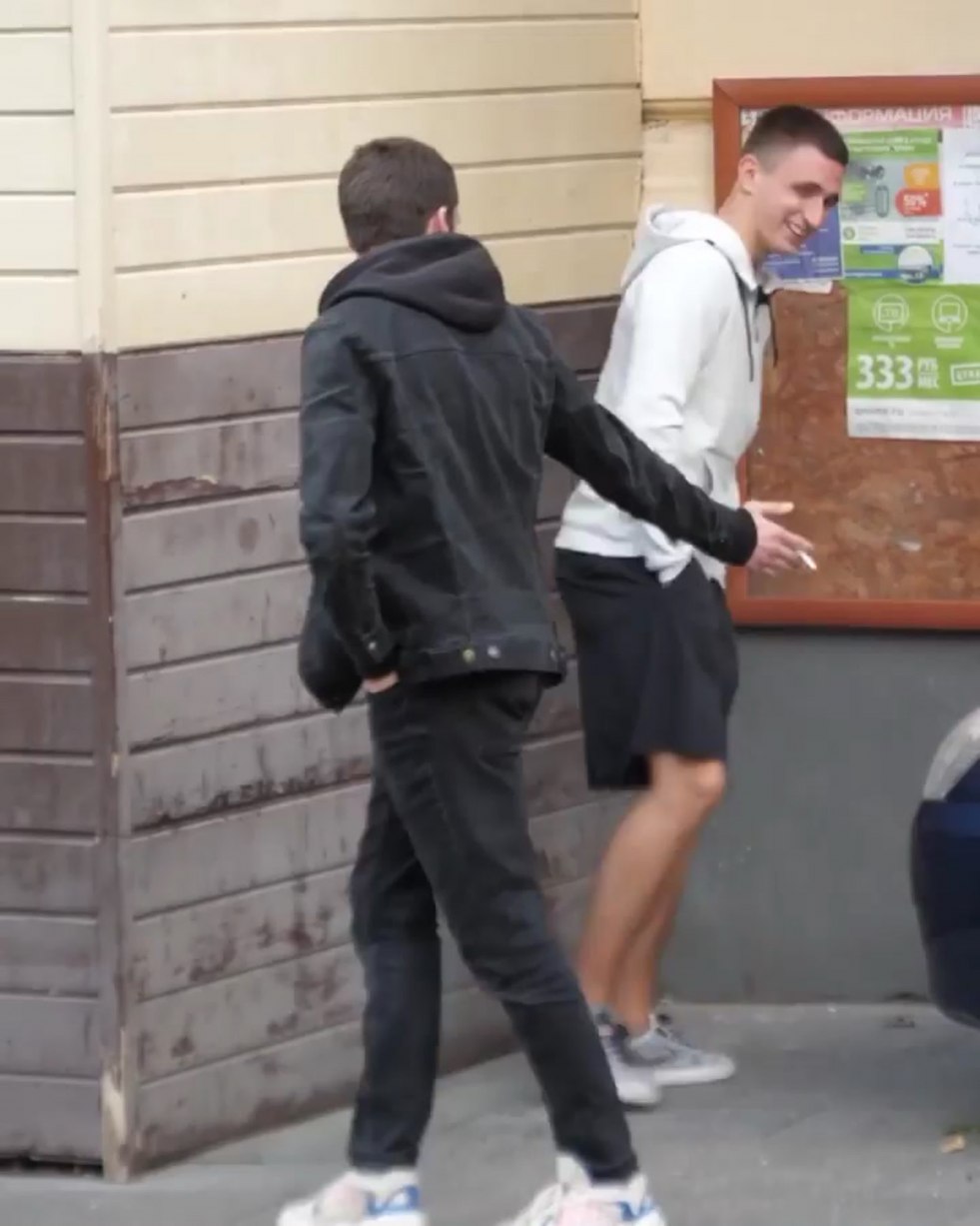 Dmitry Gondi in shorts