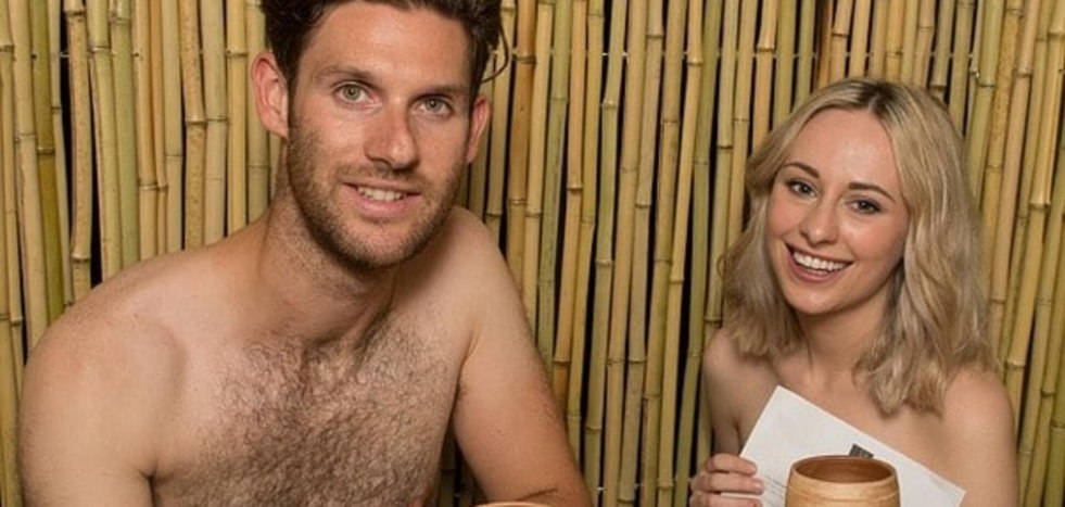 Restaurant with naked people