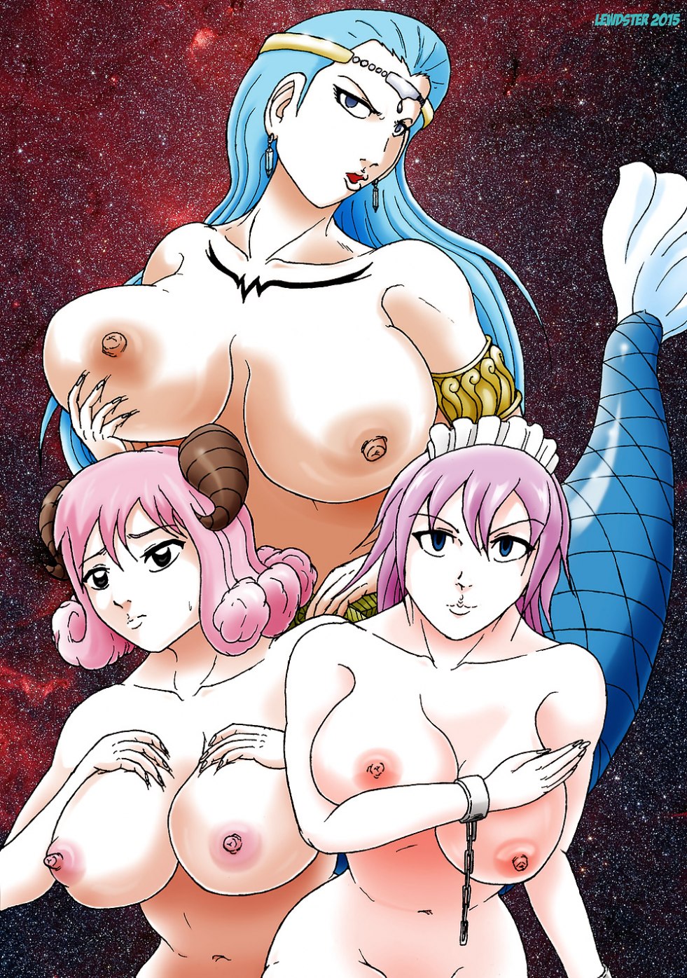 Poses of Kamasutra Zodiac signs