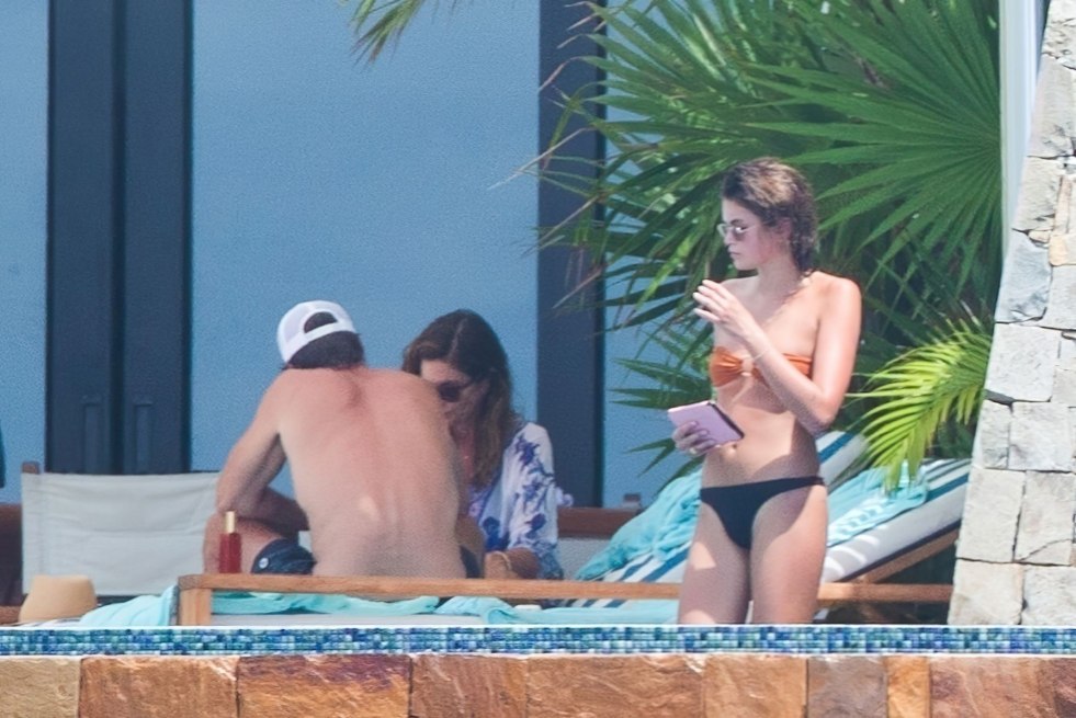 Kaya Gerber in a swimsuit