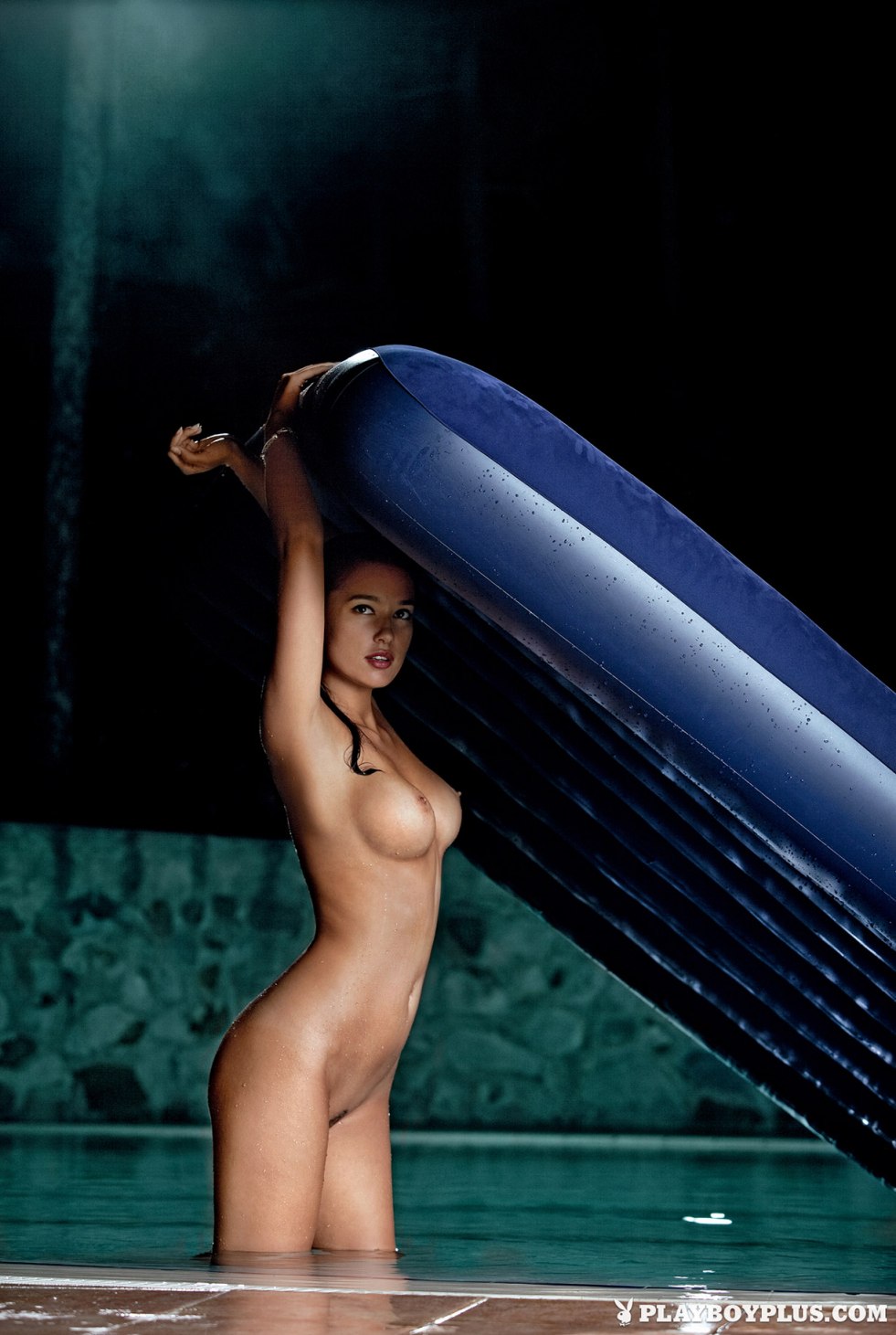 Bare leading playboy body