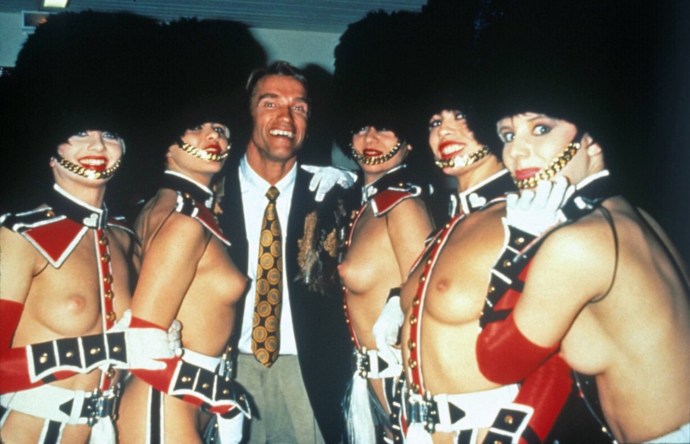 Arnold Schwarzenegger naked without panties