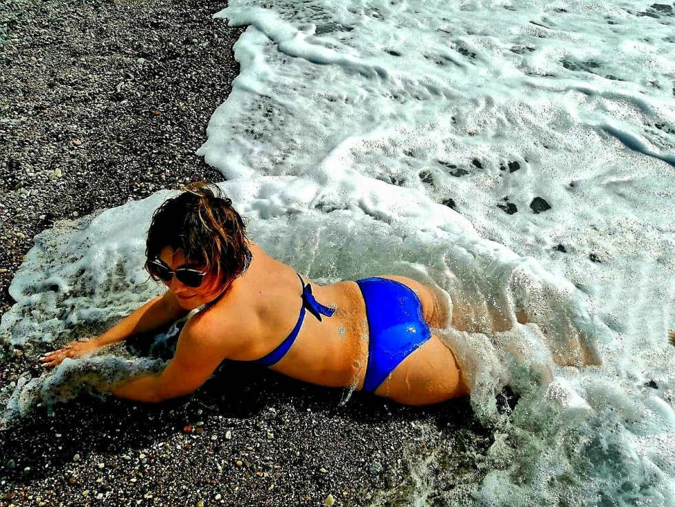 Natalia Zhitkov in a swimsuit