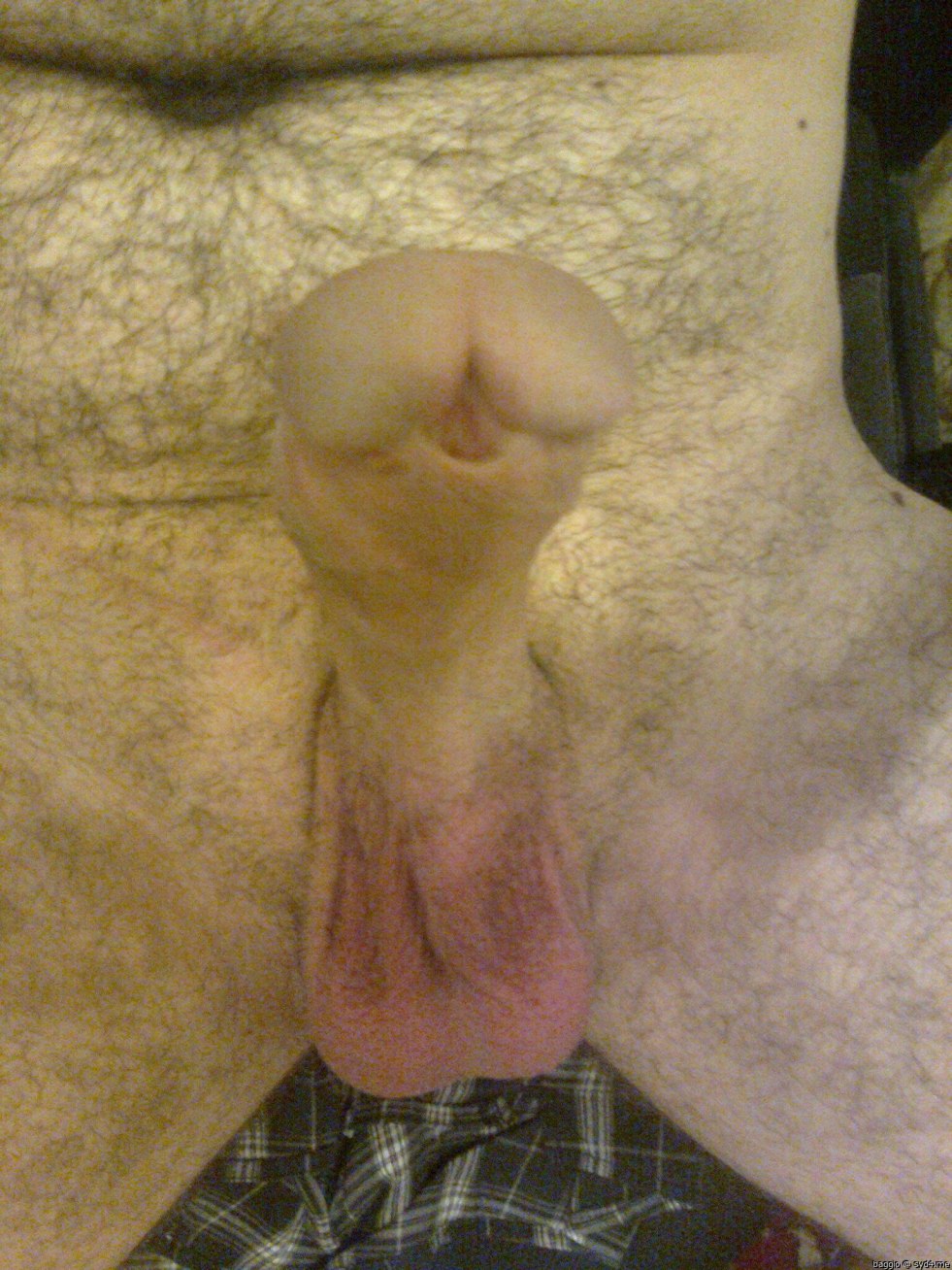 Male member with hole