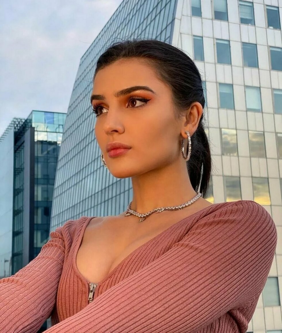 Madina Basayev with her husband